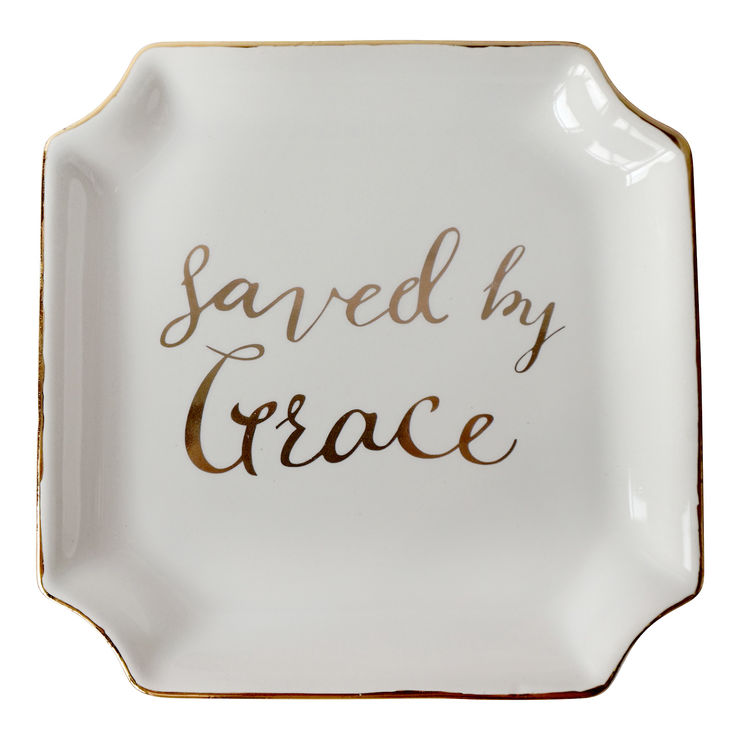 Saved by Grace plate